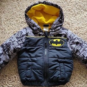 Batman toddler jacket, 2T, euc
